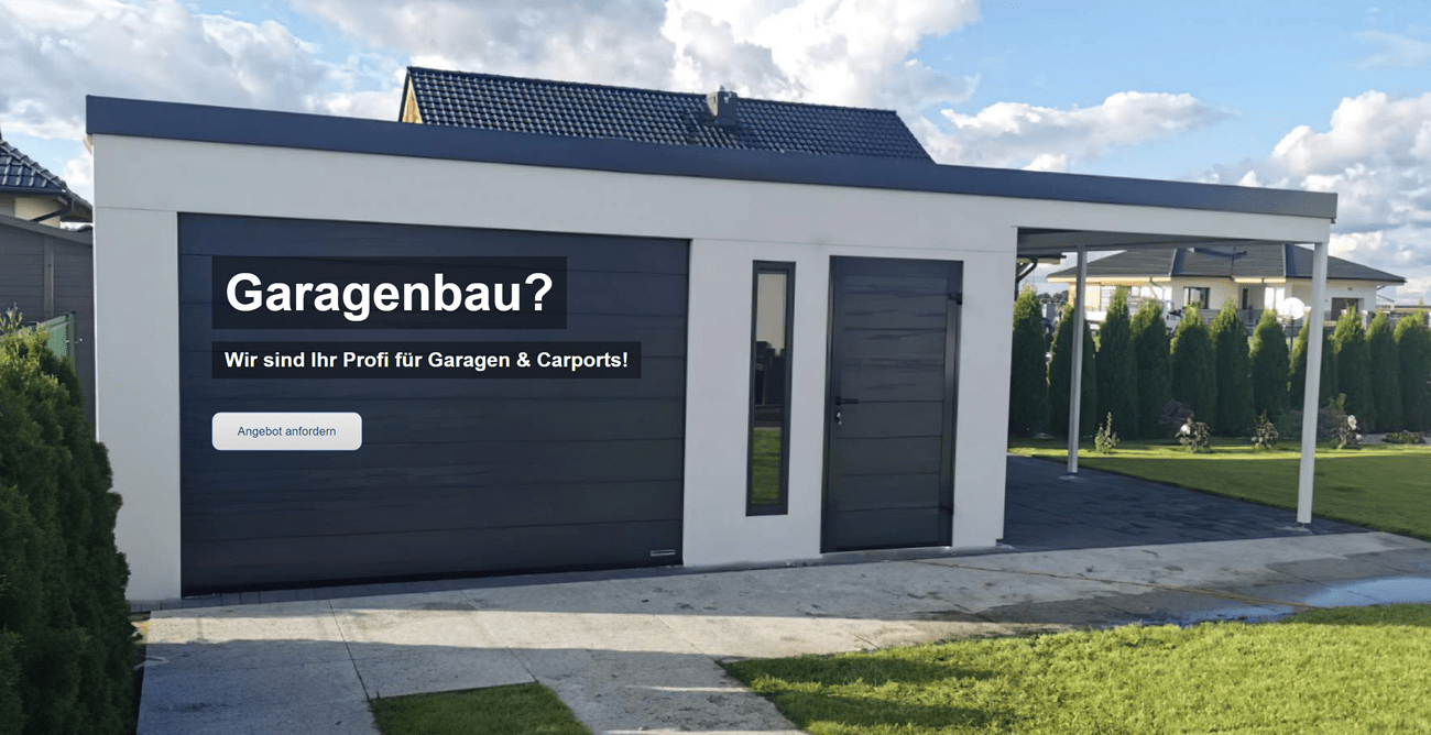 Garagenbau Kirchheim | ↗️ IhrGaragenCarportProfi ☎️ Carport, Großraumgarage