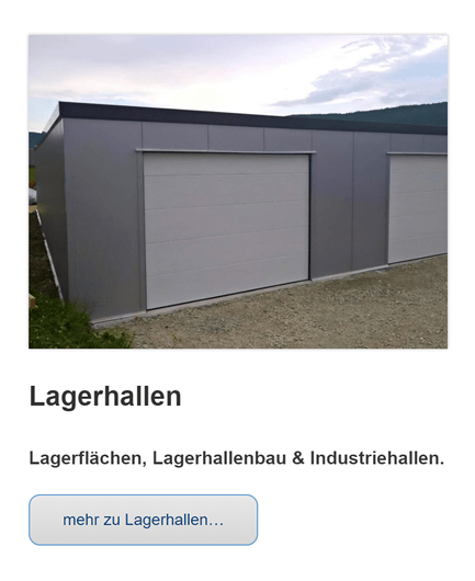  Hallenbau für  Illerkirchberg